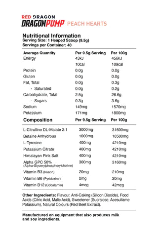 Red Dragon Nutritionals Dragon Pump