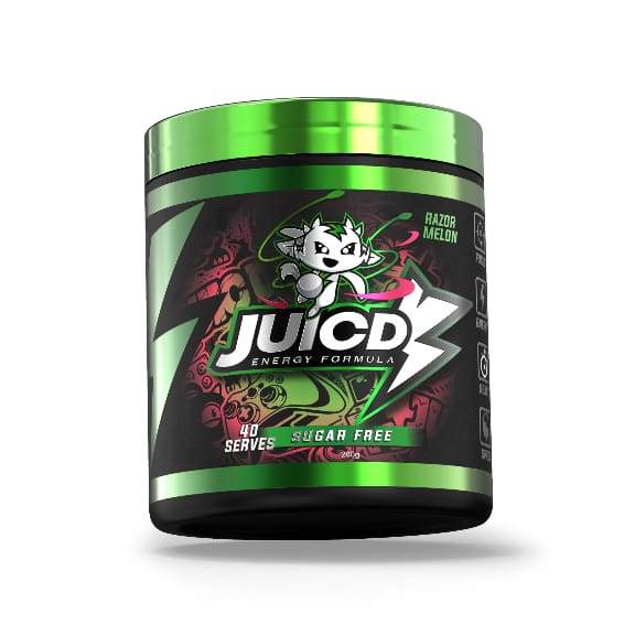 Juicd Energy & Focus Formula - Razor Melon - Pre Workout
