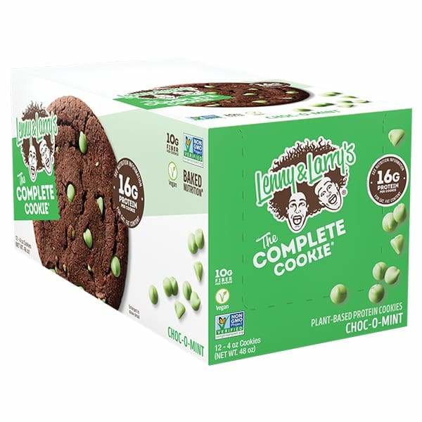Lenny & Larrys Complete Cookie - Choc-O-Mint / Box - Protein Food Products