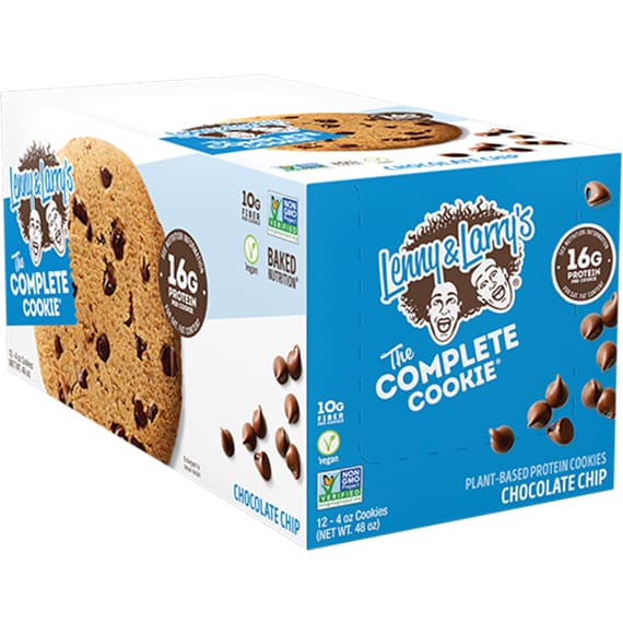 Lenny & Larrys Complete Cookie - Chocolate Chip / Box - Protein Food Products
