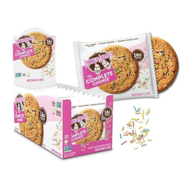 Lenny & Larrys Complete Cookie - Birthday Cake / Individual - Protein Food Products