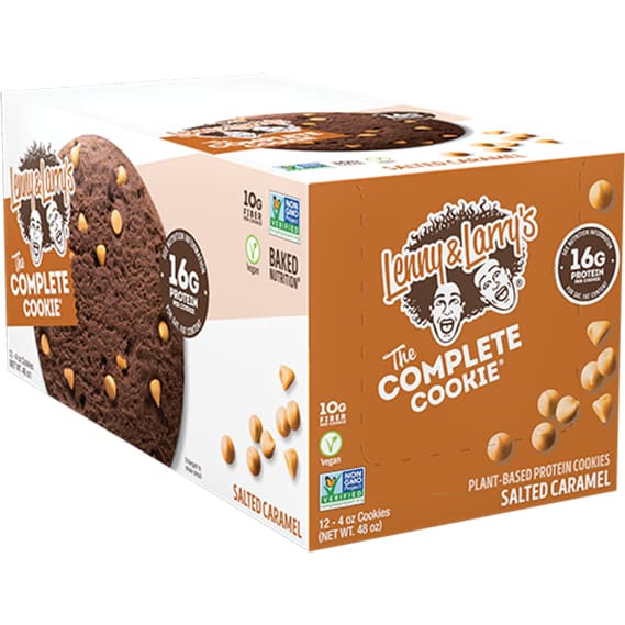 Lenny & Larrys Complete Cookie - Salted Caramel / Box - Protein Food Products
