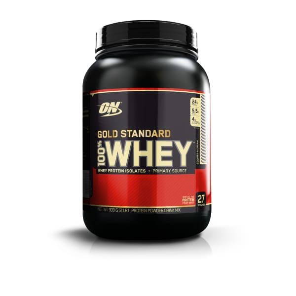 Optimum Nutrition Gold Standard 100% Whey - 2lb / Cookies & Cream - Protein Powders