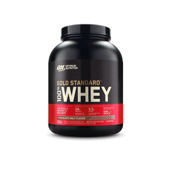 Optimum Nutrition Gold Standard 100% Whey - 5lb / Chocolate Malt - Protein Powders