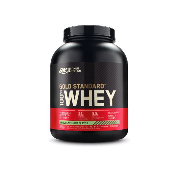 Optimum Nutrition Gold Standard 100% Whey - 5lb / Chocolate Mint - Protein Powders