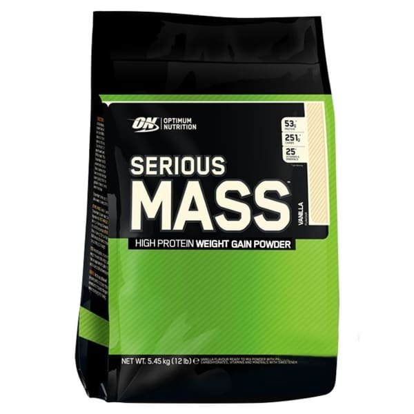 Optimum Nutrition Serious Mass Gainer - 12lbs / Vanilla - Protein Powders