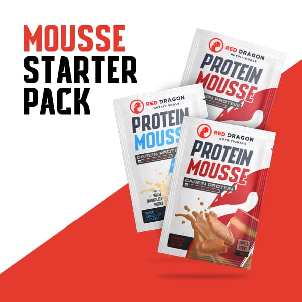 Protein Mousse Sample Pack - 600ml Black Shaker