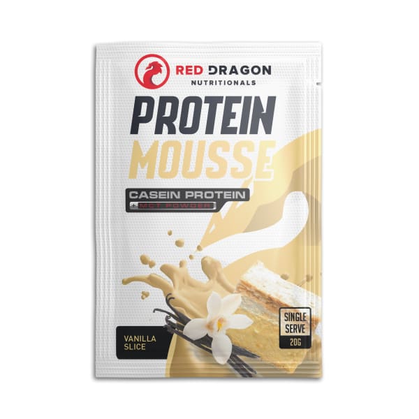 Red Dragon Protein Mousse Sample - Vanilla Slice