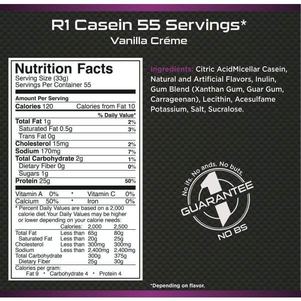 Rule 1 CASEIN - Protein Powders