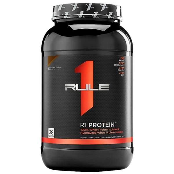Rule 1 Isolate Protein Powder - Chocolate Fudge / 2lbs - Protein Powders