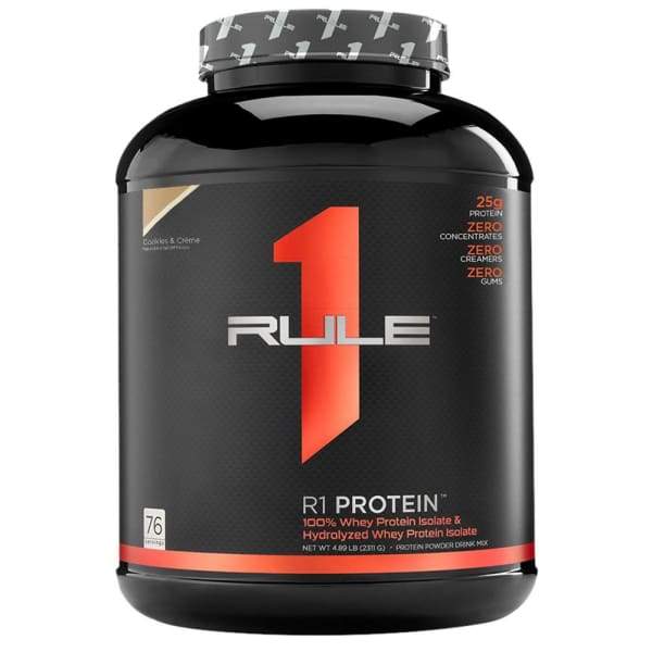 Rule 1 Isolate Protein Powder - Cookies & Cream / 5lbs - Protein Powders