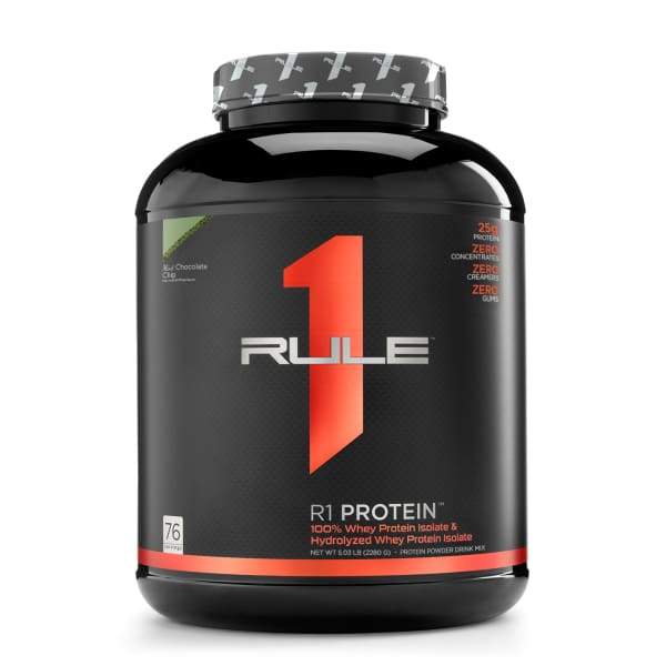 Rule 1 Isolate Protein Powder - Mint Chocolate Chip / 5lbs - Protein Powders
