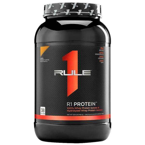 Rule 1 Isolate Protein Powder - Salted Caramel / 2lbs - Protein Powders