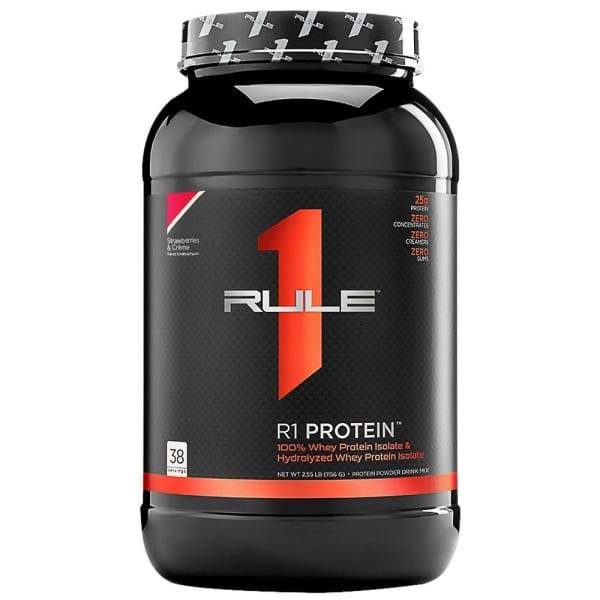 Rule 1 Isolate Protein Powder - Strawberries & Cream / 2lbs - Protein Powders