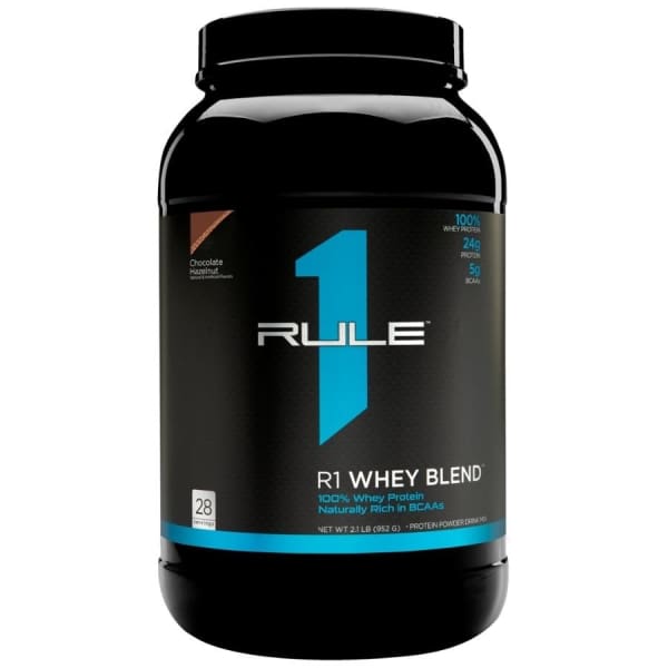 Rule 1 Whey Protein Blend Protein Powder - Chocolate Biscuit / 2lb - Protein Powders
