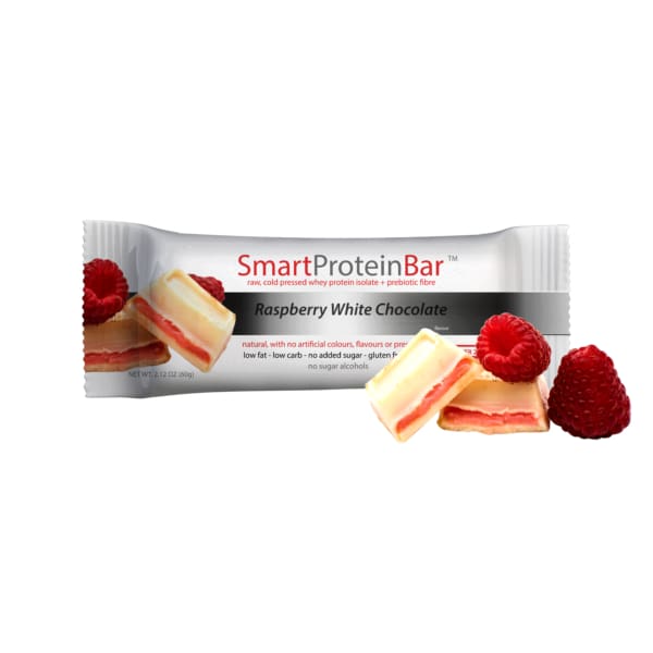 SMART Protein Bars - Bar / Raspberry White Chocolate - Protein Food Products