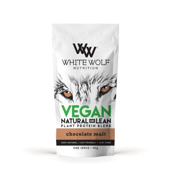 White Wolf Natural Vegan Protein Blend - Choc Malt - Samples