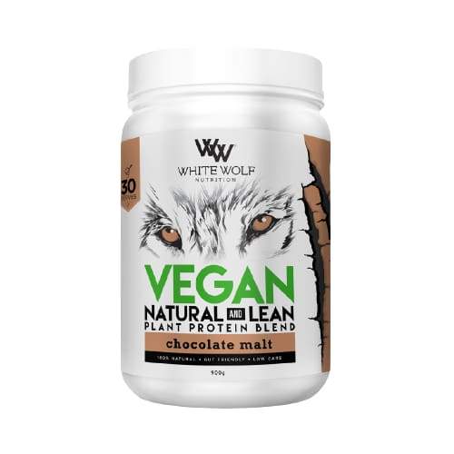 White Wolf Natural Vegan Protein Blend - Chocolate Malt - Protein Powders