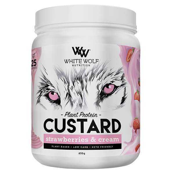 White Wolf Plant Protein Custard - Protein Powders