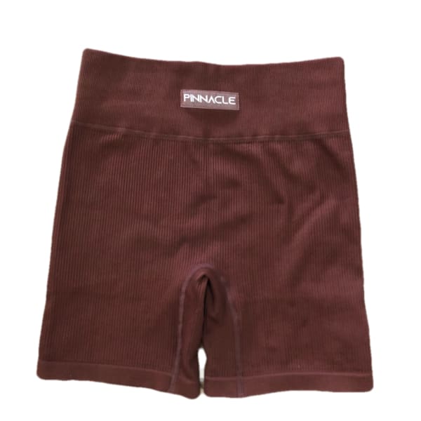 Womens summer seamless shorts - Small / Chocolate